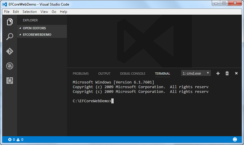 Visual Studio Code Terminal