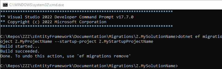 Add Migration - CLI Example